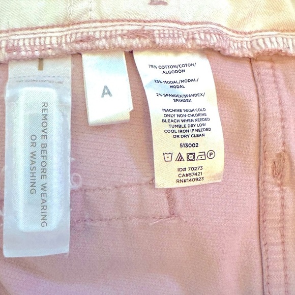 LOFT Sz 28/6 Soft Pink Skinny Corduroy 5 Pocket Jeans Cotton-Modal Spandex NWOT - Picture 6 of 6